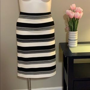 Black and white skirt
